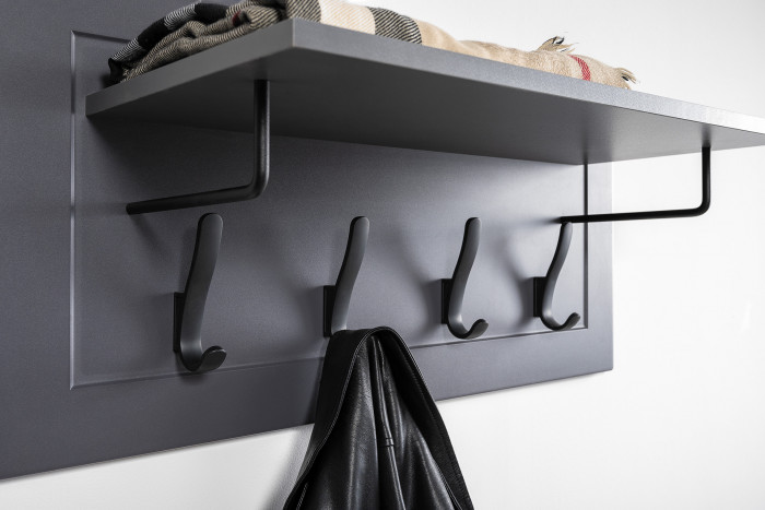 Остин 15.12 Вешалка + 15.12 Вешалка + 15.12 Вешалка, серый графит