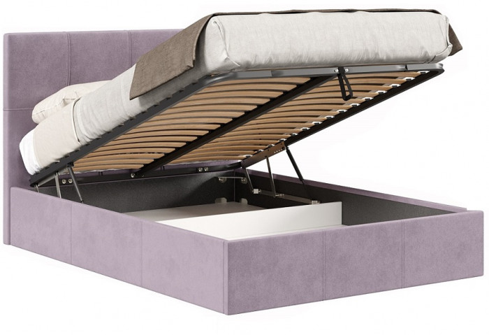 Кровать с подъёмным механизмом 1200 Марсель, лаванда