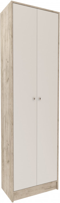 Шкаф 2-х створчатый ЯПШ-1 Ямайка, Крафт серый/Кашемир