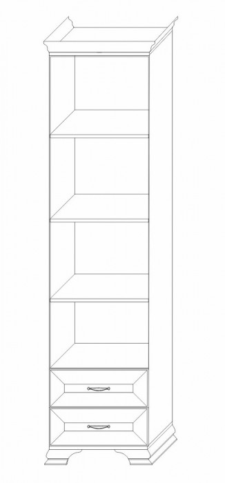 Шкаф-стеллаж 450 Сиена