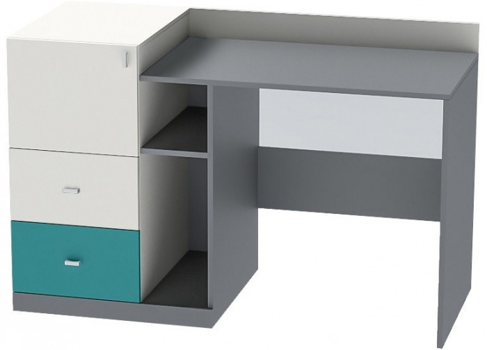 Модульная детская Клео набор 2 (Графит/Миндаль/Океан)