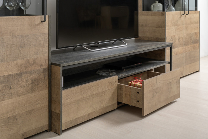 Трувор Гостиная 012, дуб гранж песочный/интра