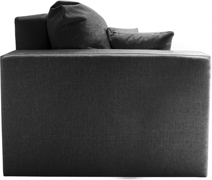 Диван-кровать Ливерпуль, 160х195, раскладной, еврокнижка, велюр, черный