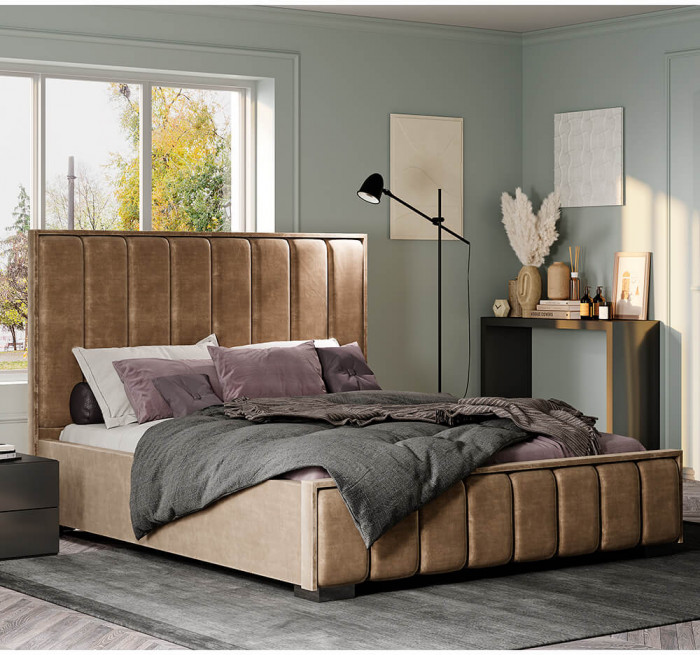 Кровать "Мирабель" КР-11 1,4м под подъемный механизм шоколад