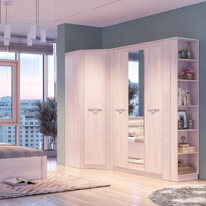 "Монако" ПН-19 ясень белый/F12