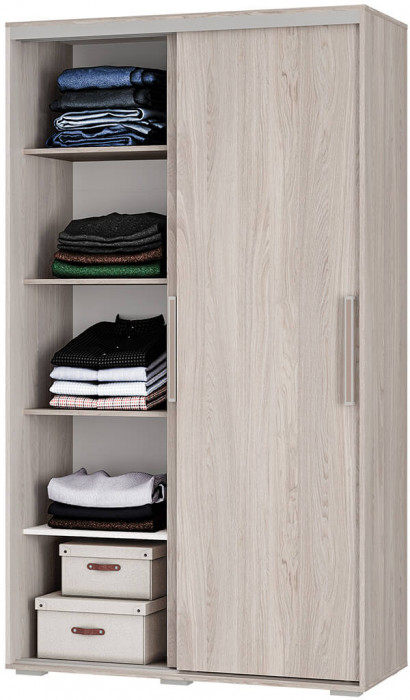 Шкаф-купе "Мебелони" ШКК-11 ясень белый