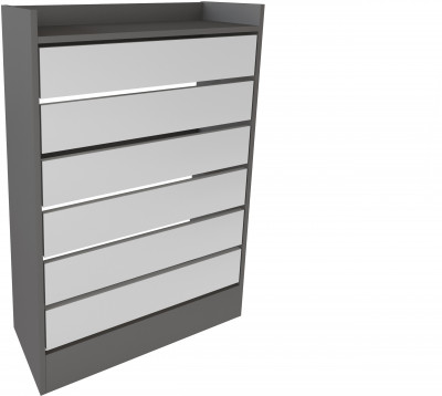 Обувница Ямайка ЯПТ-2, Графит серый/Камень серый