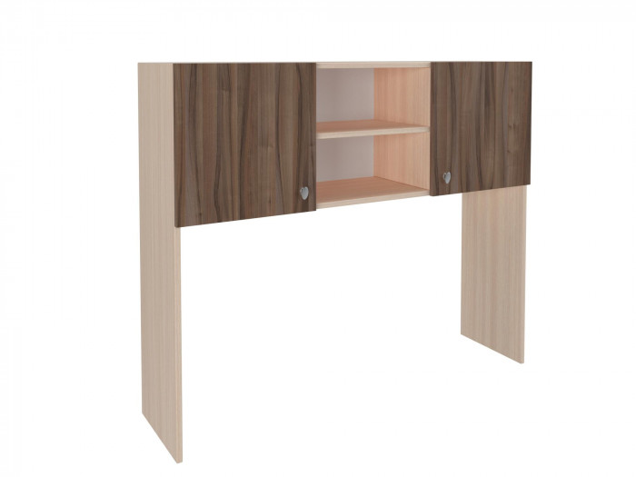 Надстройка стола Дуб молочный/Орех