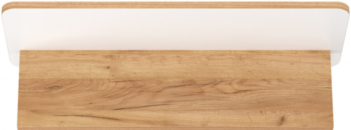 Вуди 15.46 Полка, белый премиум/дуб крафт золотой