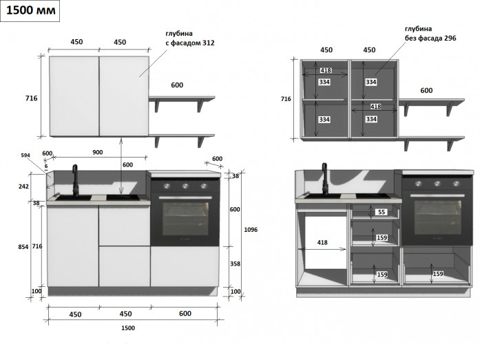 КГ 1500 , Белый  Арника РМ