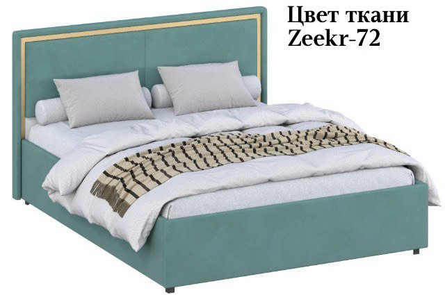 Кровать 160 с подъемным механизмом КРП-431-М-16, Микровелюр Zeekr-72