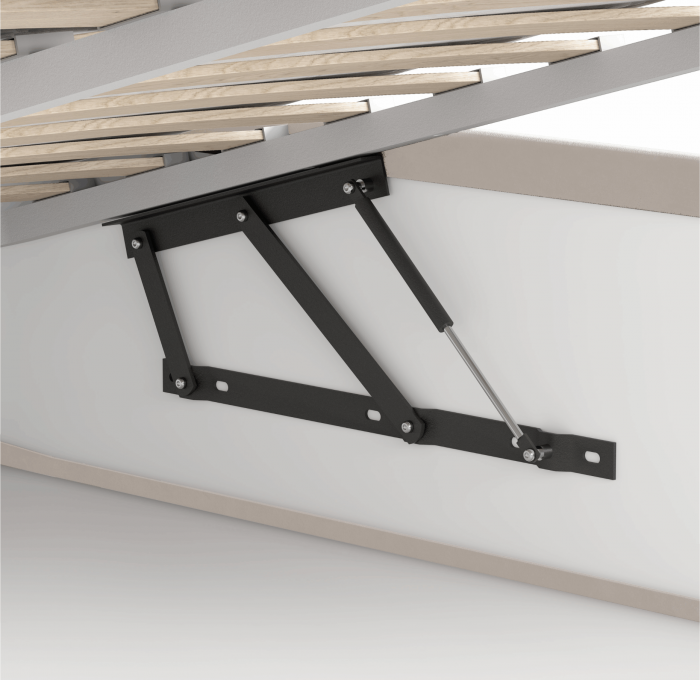 Кровать 160 с подъемным механизмом КРП-431-М-16, Микровелюр Zeekr-72