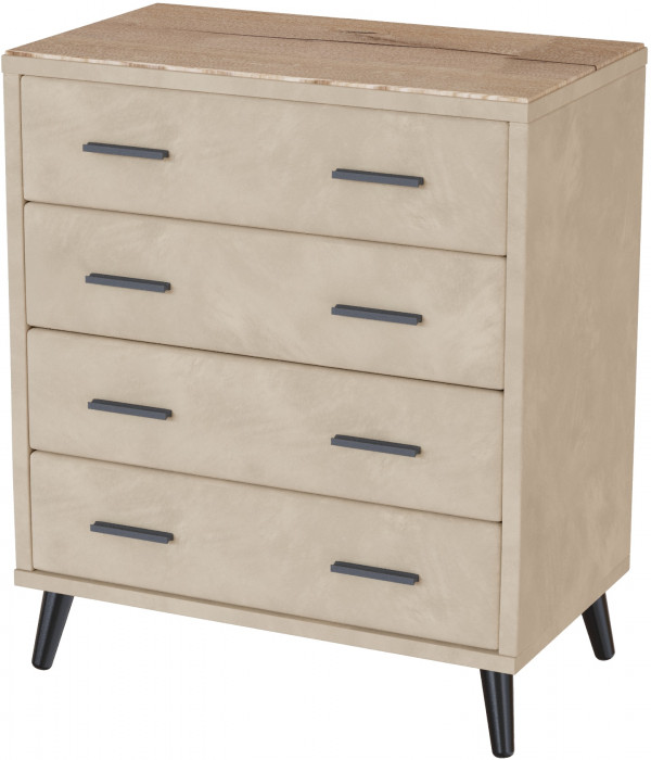 Комод интерьерный Пай бежевый/мдф дуб канадский