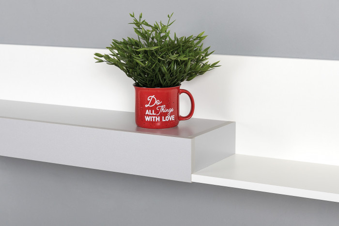 Торонто Компоновка № 04, цвет белый шагрень/стальной серый, ШхГхВ 240х53,1х195,7 см., универсальная сборка