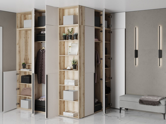 Прихожая Арден 2 Дуб Делано / Сантьяго софт