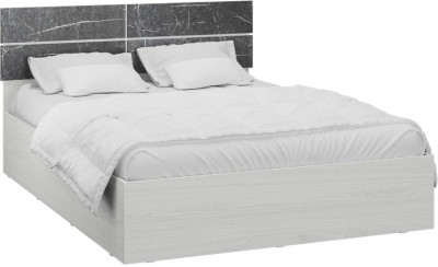 Теана Кровать 160+ПМ, ясень анкор светлый/мрамор дарк