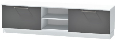 Тумба для ТВ-техники напольная "Иннэс-7", Белый/Графит