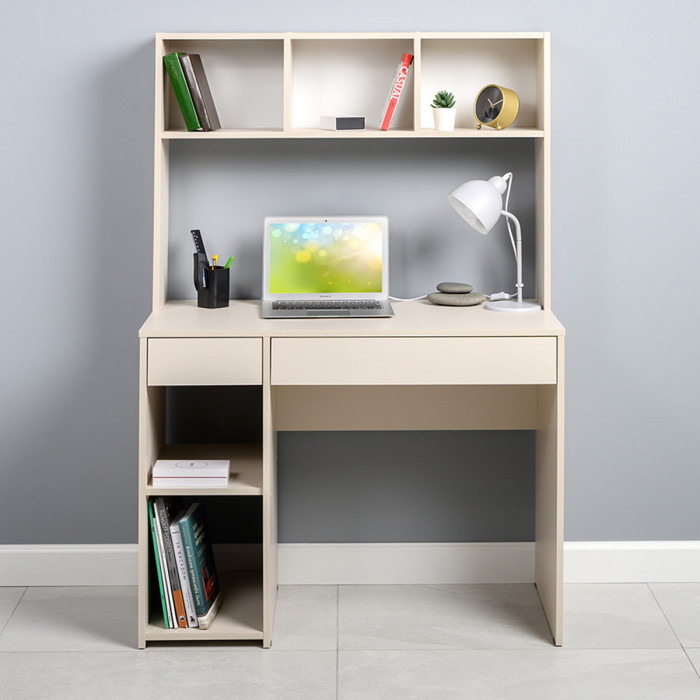 Стол компьютерный Комфорт 12.77F, цвет сатин, ШхГхВ 100х49,8х147 см., универсальная сборка