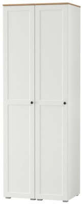 Остин 13.225 Шкаф-пенал 2 шт., цвет белый шагрень/дуб крафт золотой, ШхГхВ 80х54,3х229,6 см., универсальная сборка