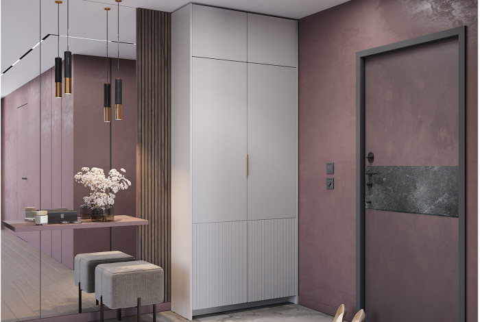 Шкаф 2-х створчатый "Пандора" ШК-01 Кашемир/МФ03 с антресолью