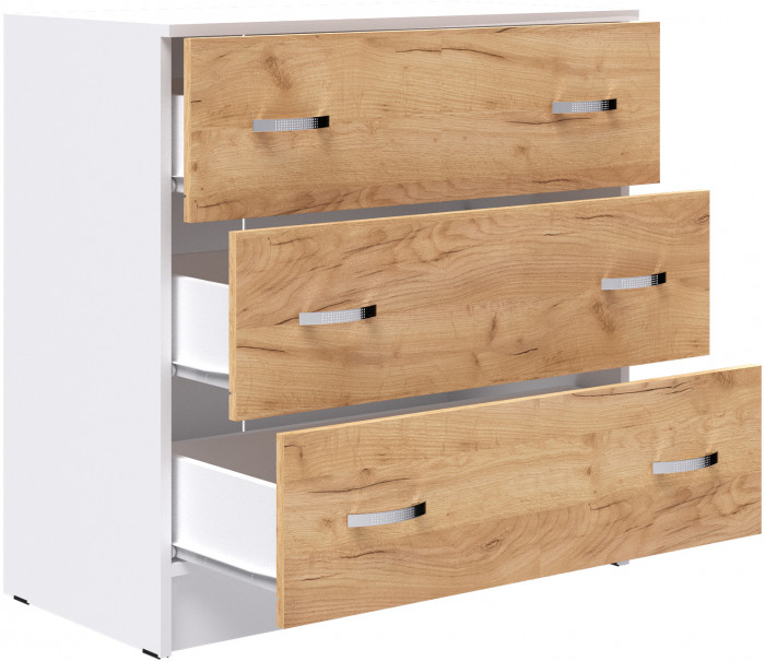 Модульная спальня Ронда, Белый/Дуб крафт золотой