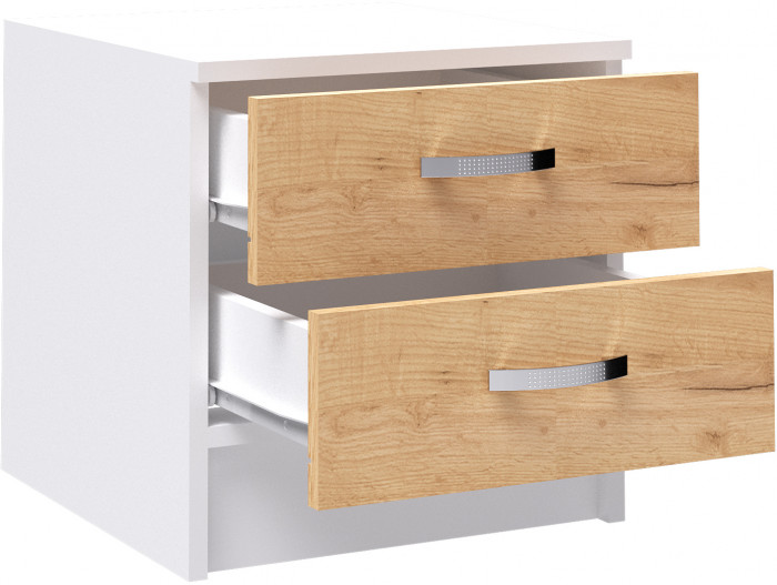Модульная спальня Ронда, Белый/Дуб крафт золотой