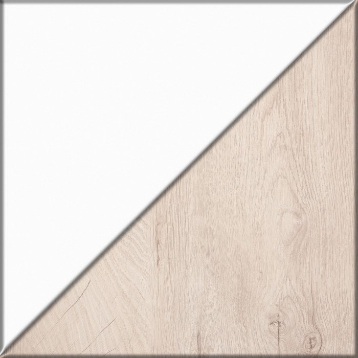 Муссон Спальня № 16, белый/дуб эндгрейн элегантный