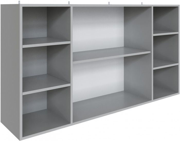 Полка навесная Мадрид ПН-2 (1,5) камень серый