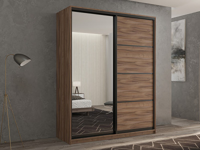 Шкаф-купе Кааппи 2 Орех Тьеполло 120х60х230 см