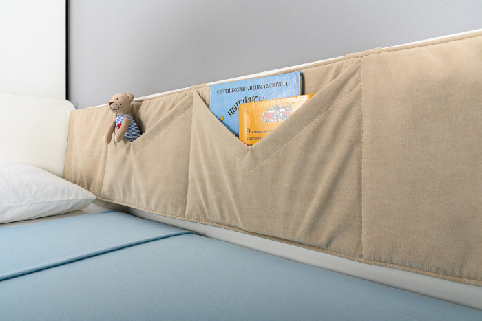 Эйп 11.40 Кровать + 13.14 Стеллаж, белый/дуб белый