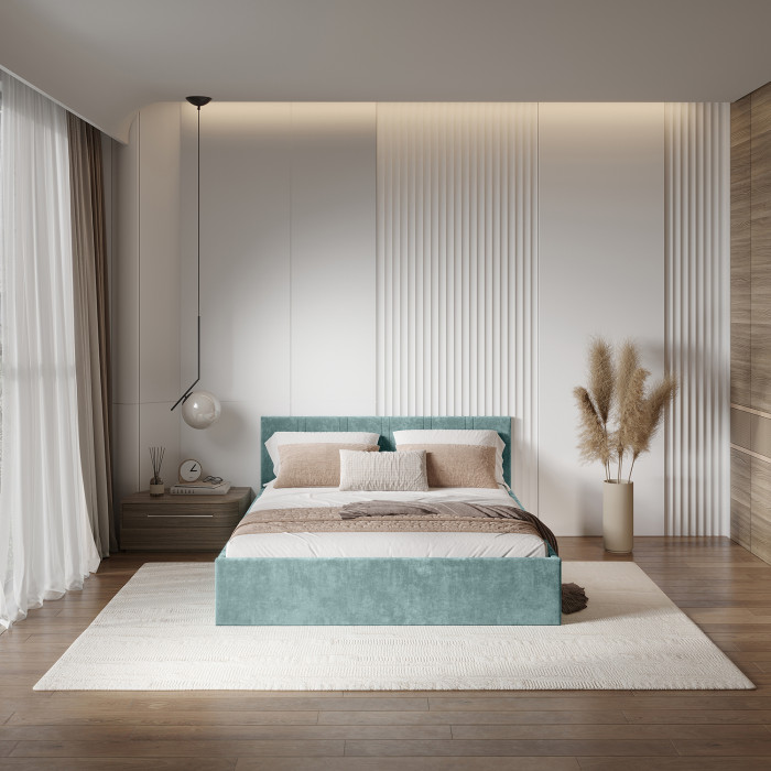 Кровать с подъемным механизмом Ника КР-13 140х200, Шарли Бриз