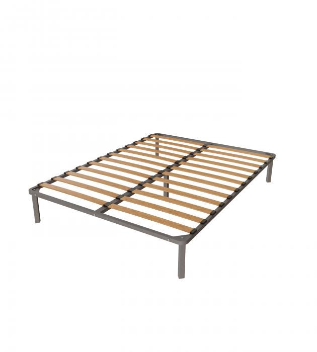 Манука Кровать интерьерная 900 светло-голубой, ортопед