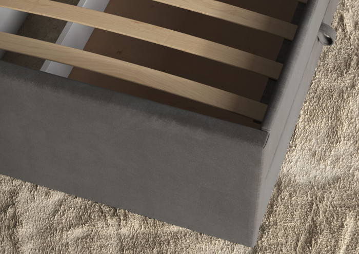 Кровать 160 КР-433-М с настилом из ламелей, Микровелюр Zeekr-27