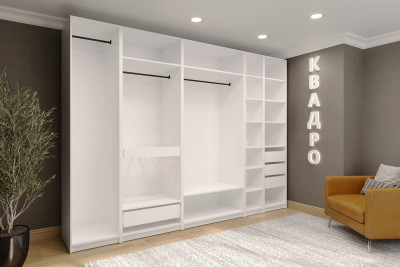 Гардеробная система Квадро. Комплект 14