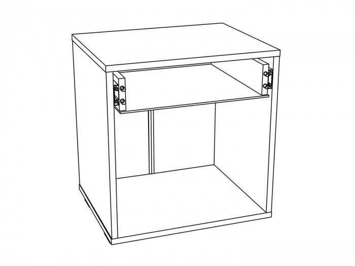 НМ 013.62 Тумба прикроватная Livorno /дуб бунратти / софт панакота