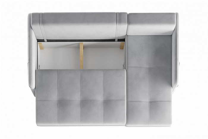 Диван-кровать угловой SMART 1 2Т-1Пф Ультра Смог