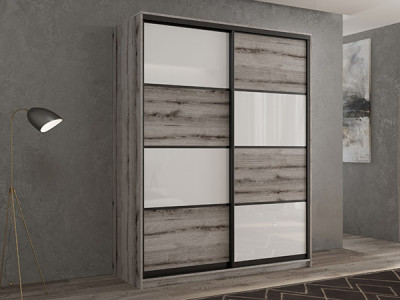 Шкаф-купе Кааппи 14 Эвок Окаменелый 140х45х230 см