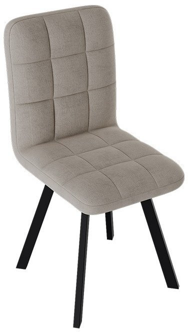 Франк ДП 2-17 Стул (паук) (Белый матовый/Кожзам Серый)