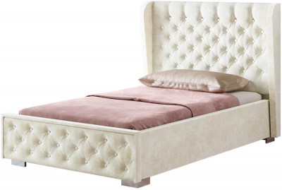 Кровать &quot;Франческа&quot; КР-06 1,2м под подъемный механизм крем