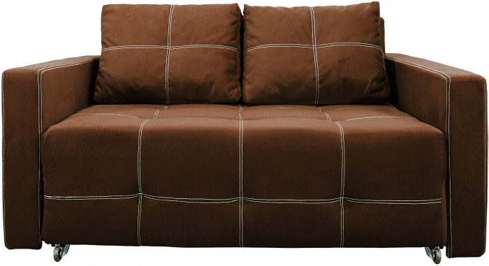 Диван-аккордеон Марс, сп.м. 160х200, велюр коричневый